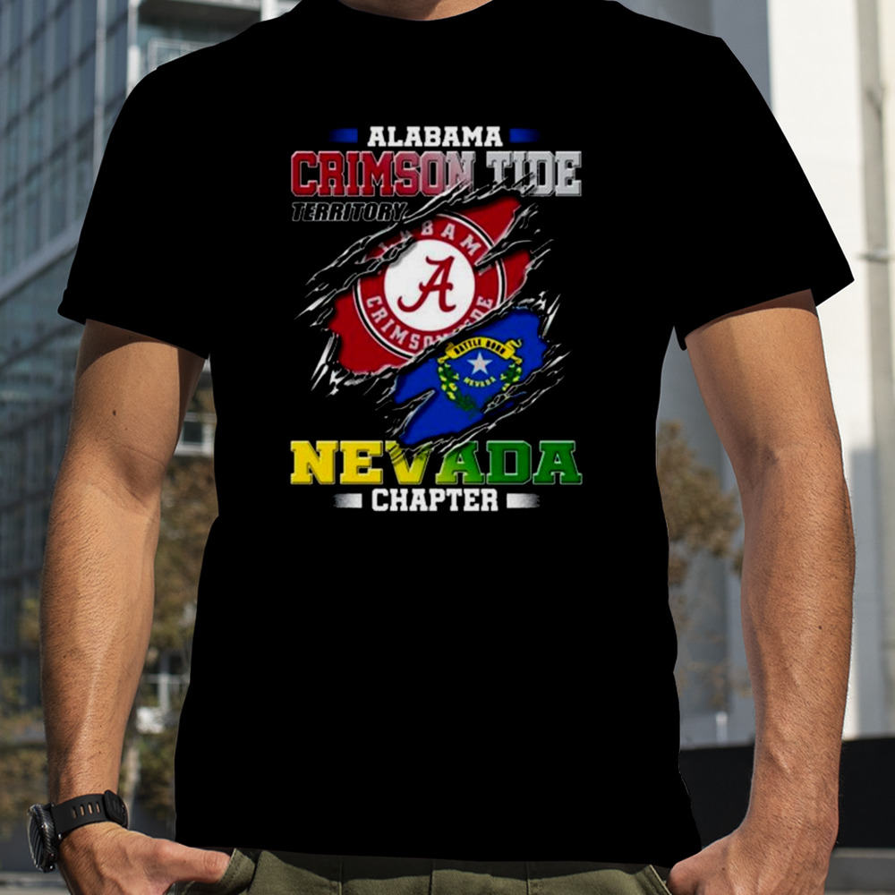 Blood Inside Me Alabama Crimson Tide Territory Nevada Chapter 2023 shirt