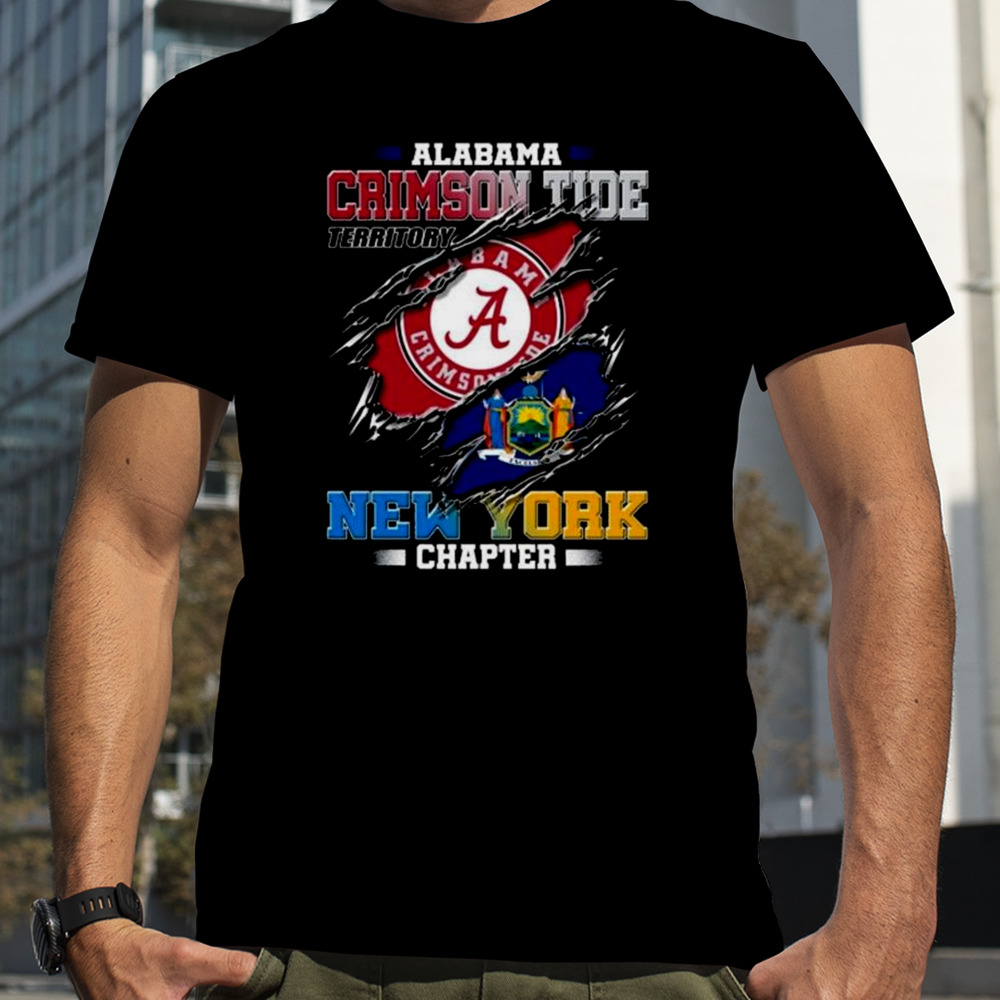 Blood Inside Me Alabama Crimson Tide Territory New York Chapter 2023 shirt