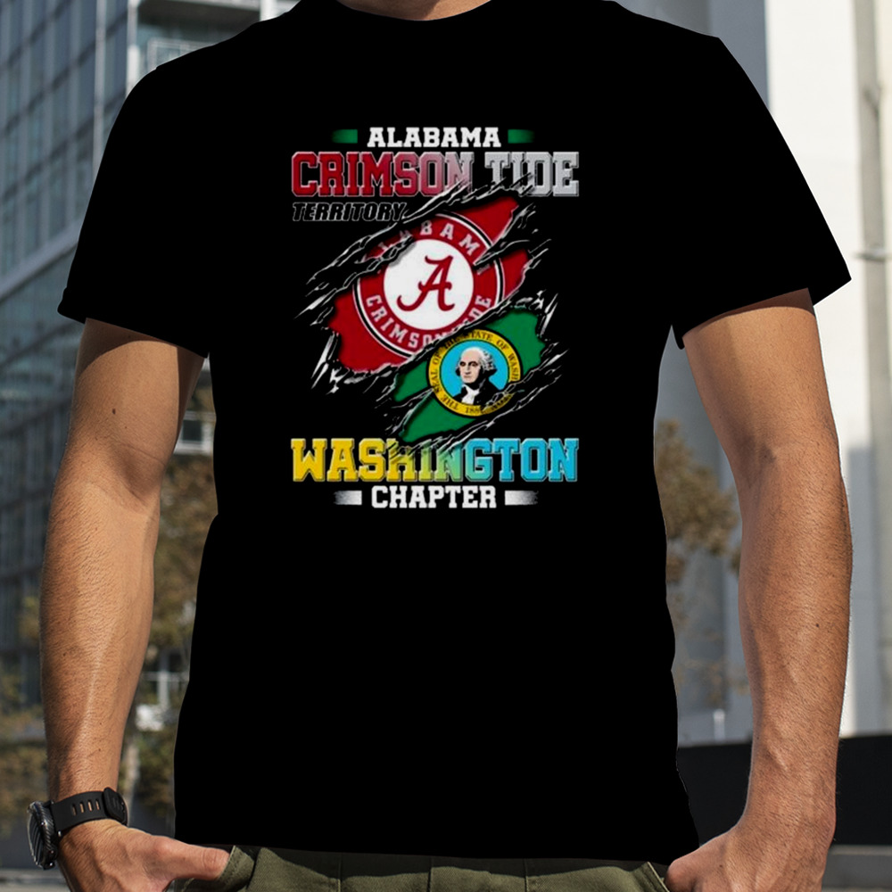 Blood Inside Me Alabama Crimson Tide Territory Washington Chapter 2023 shirt