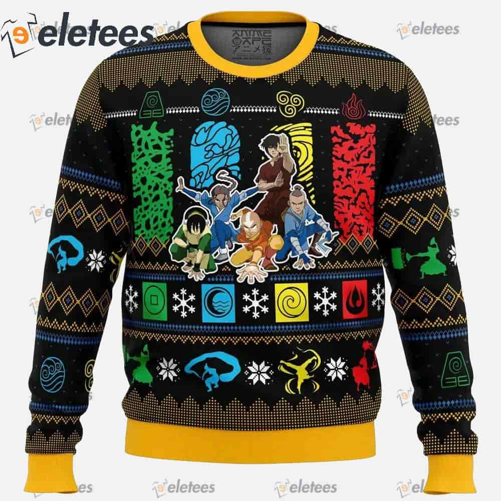 Christmas Avatar Last Airbender Ugly Christmas Sweater