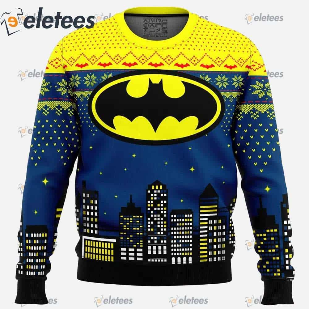 Christmas Batman DC Ugly Christmas Sweater