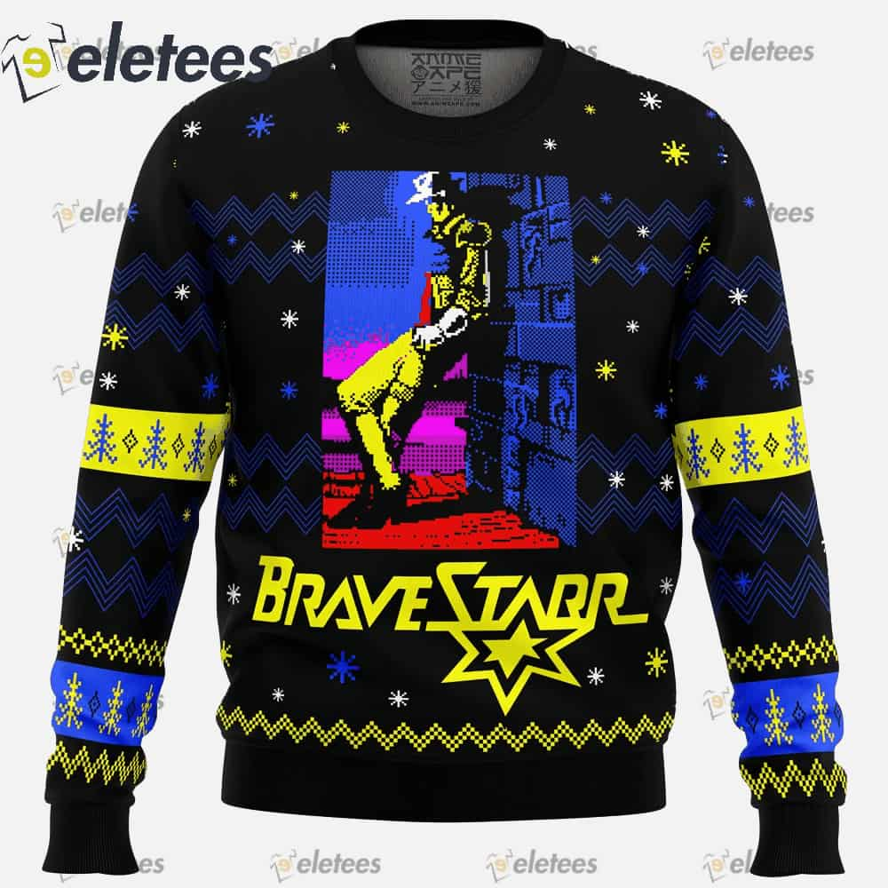 Christmas Cowboy Bravestarr Ugly Christmas Sweater