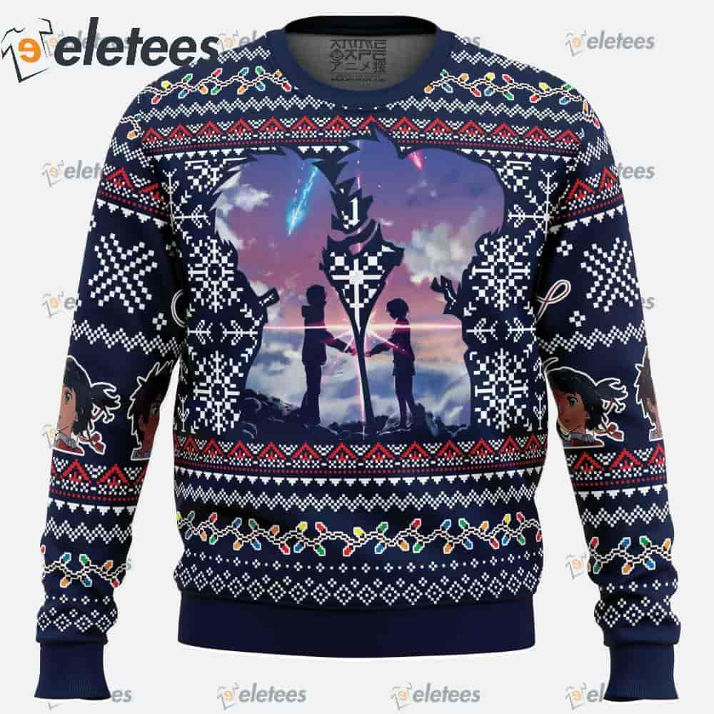 Christmas Kimi No Nawa Your Name Ugly Christmas Sweater