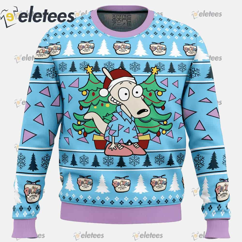 Christmas Rocko Rocko's Modern Life Ugly Christmas Sweater