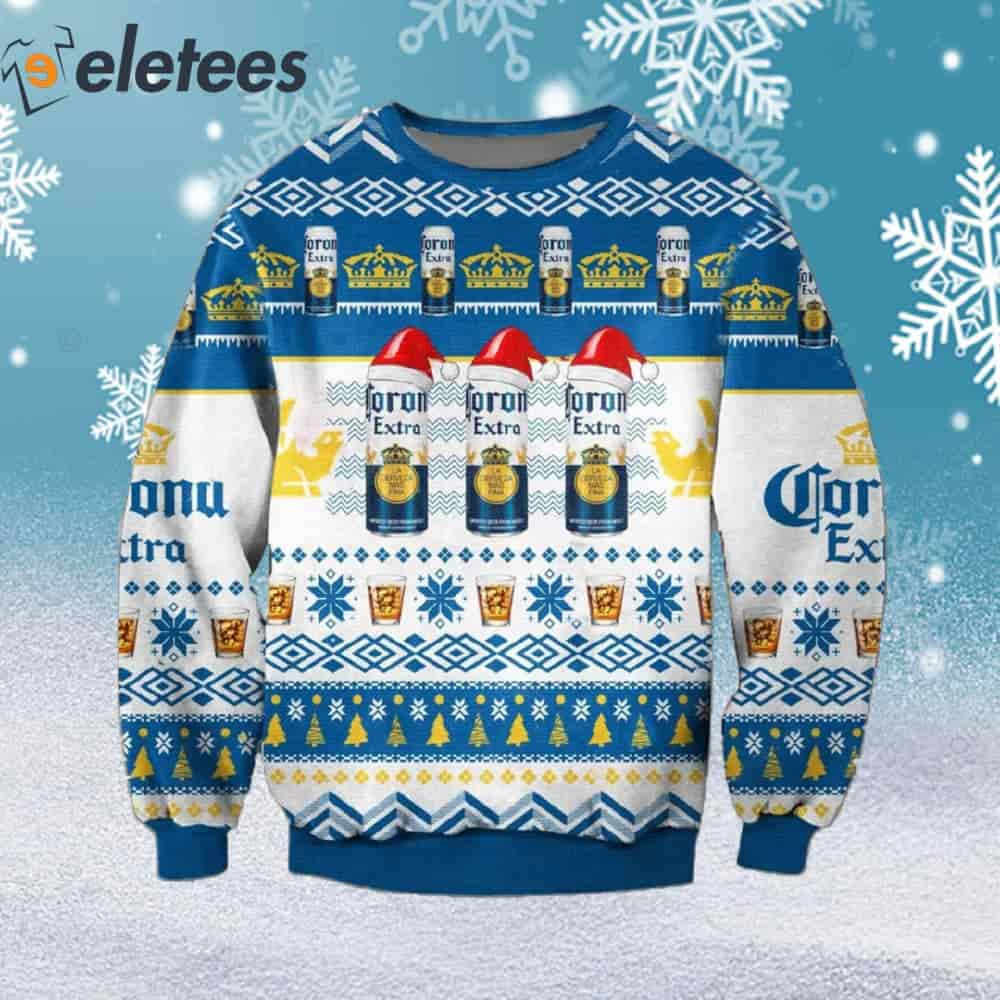 Corona Extra Beer Ugly Christmas Sweater