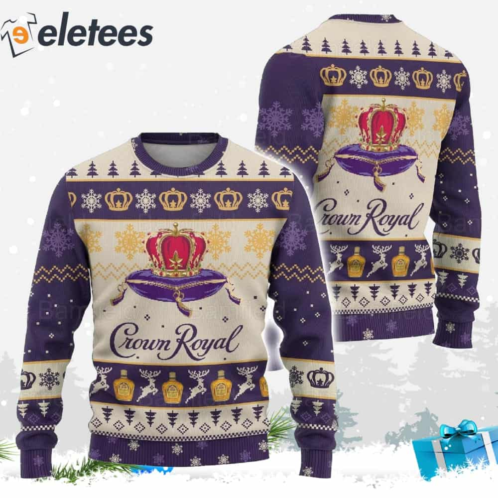 Crown Royal Ugly Christmas Sweater