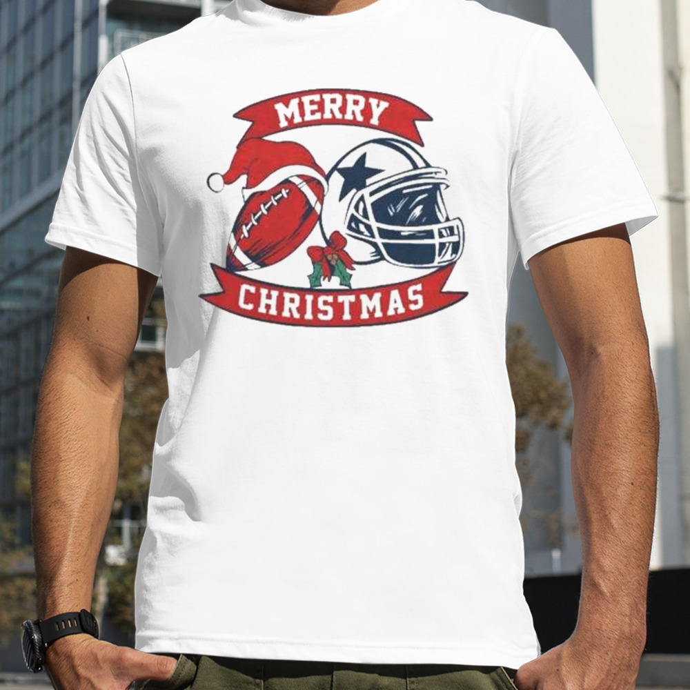 Dallas Cowboy Football Santa Hat Merry Christmas 2023 Shirt