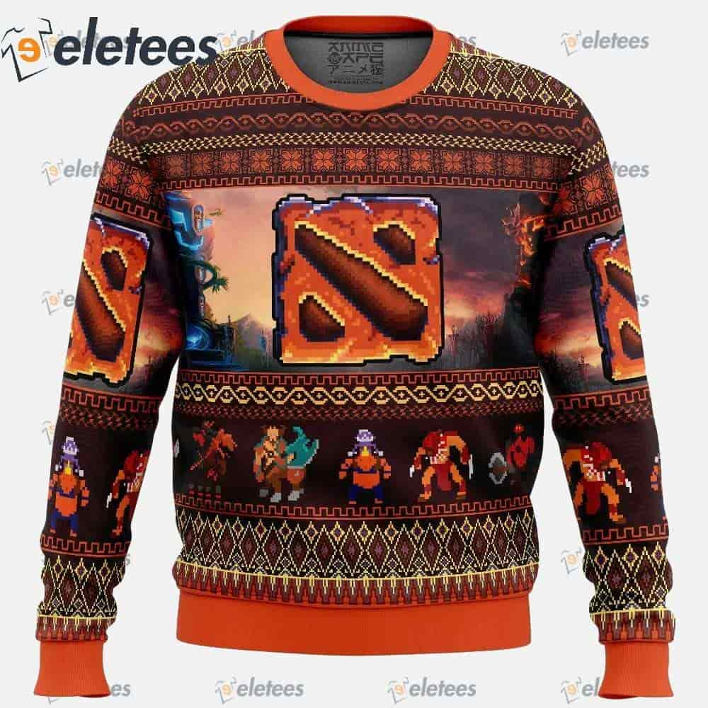 Dire Dota 2 Ugly Christmas Sweater