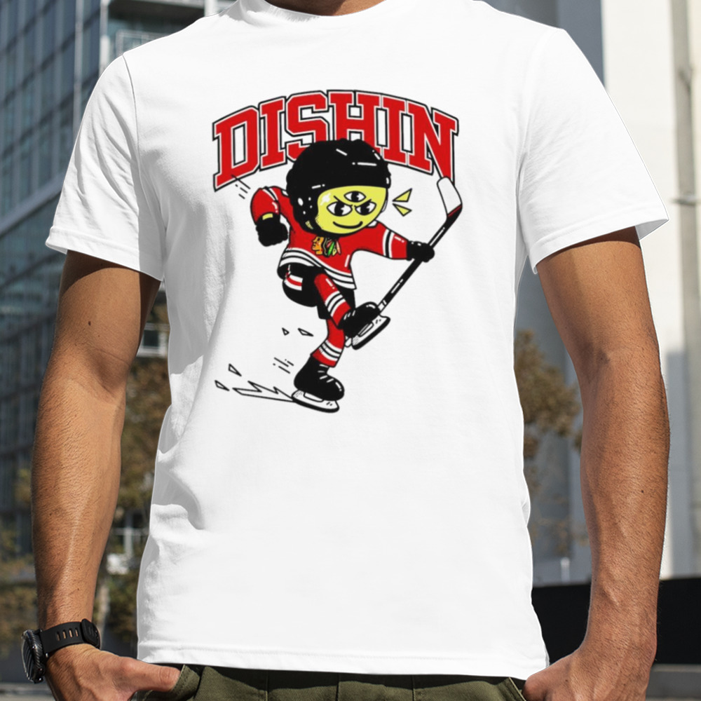 Dishin x Chicago Blackhawks hockey shirt