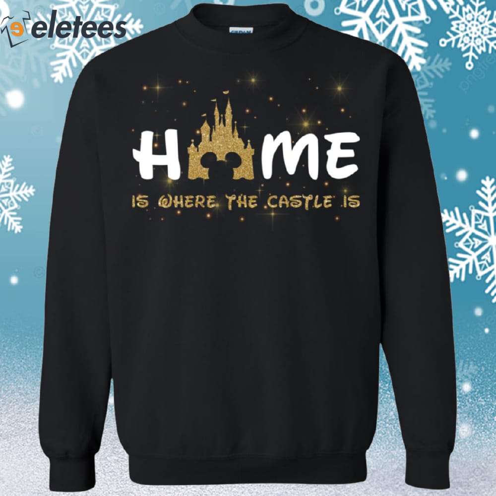 Disney Home Is Where The Castle Is Christmas Sweater