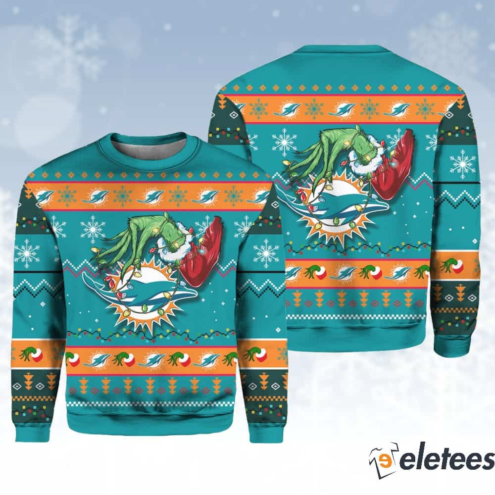 Dolphin Grnch Christmas Ugly Sweater