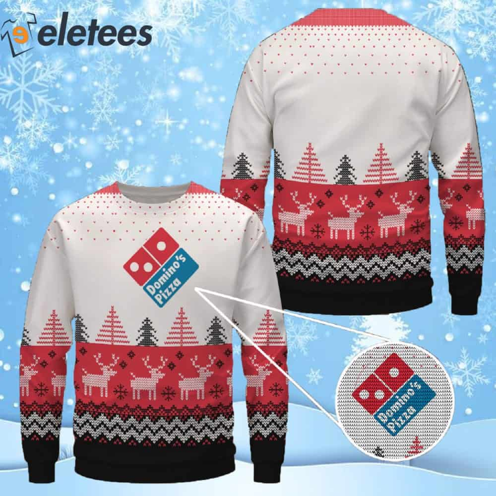 Domino's Pizza Ugly Christmas Sweater