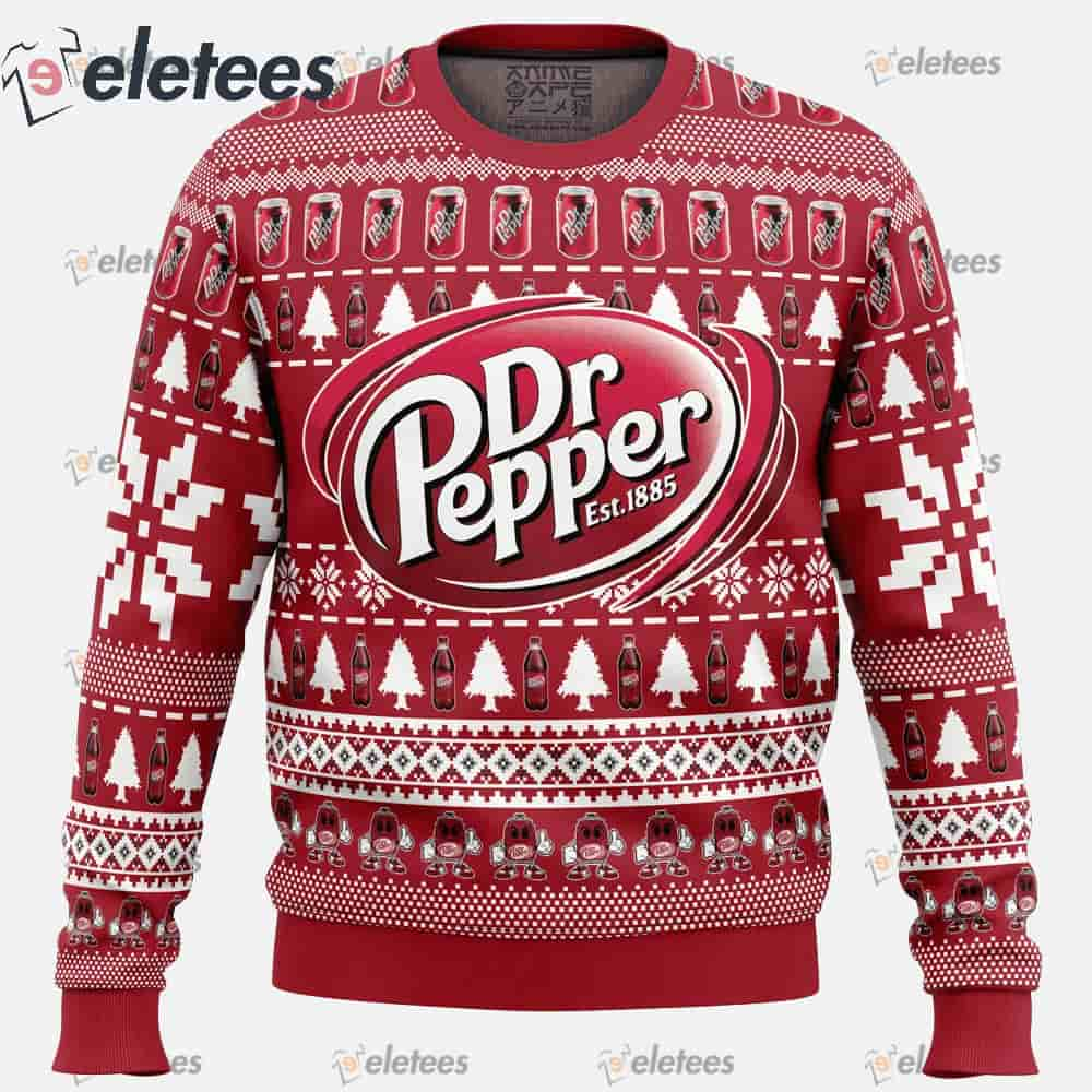 Dr. Pepper Ugly Christmas Sweater