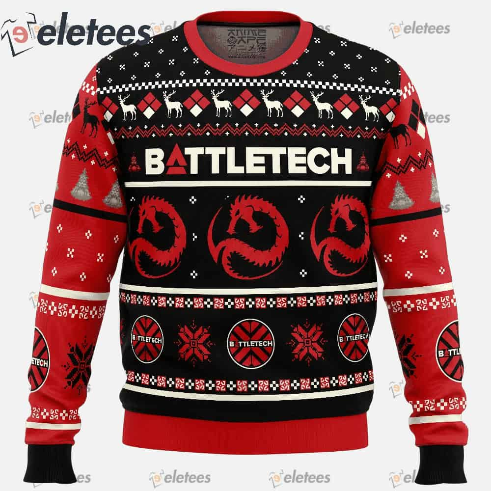 Draconis Battletech Ugly Christmas Sweater