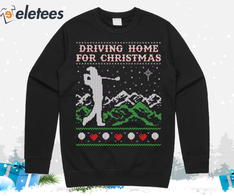 Driving Home For Christmas Ugly Christmas Sweater