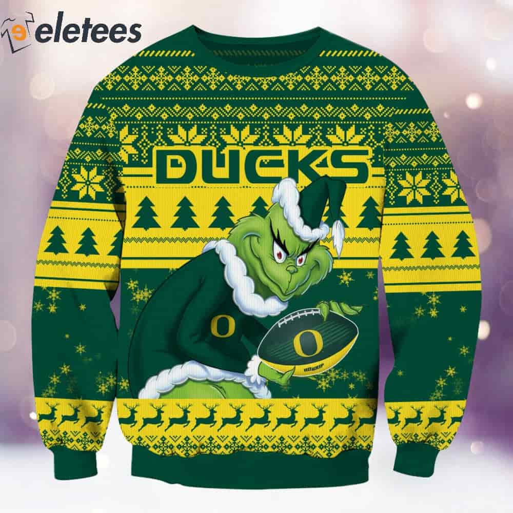 Ducks Grnch Christmas Ugly Sweater