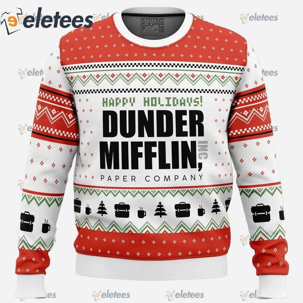 Dunder Mifflin The Office Ugly Christmas Sweater