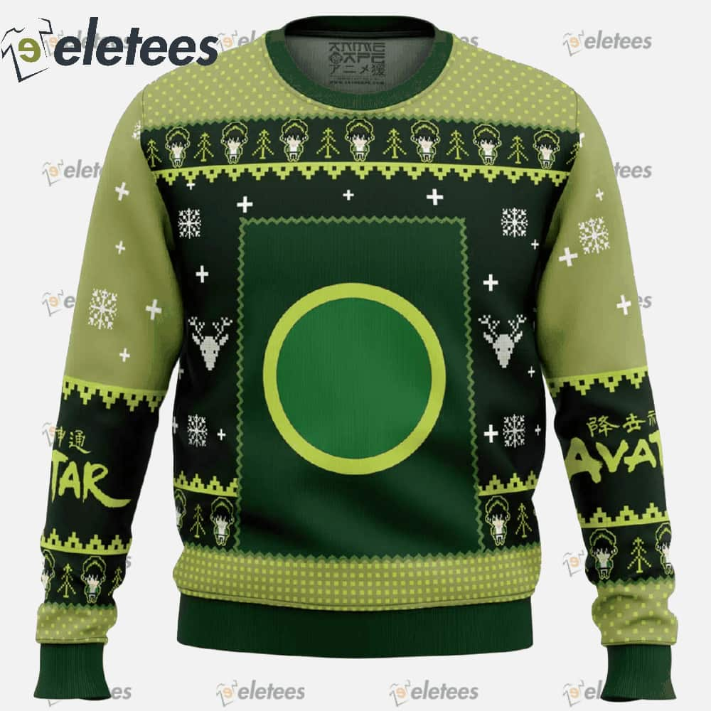 Earthbenders Earth Kingdom Avatar Ugly Christmas Sweater