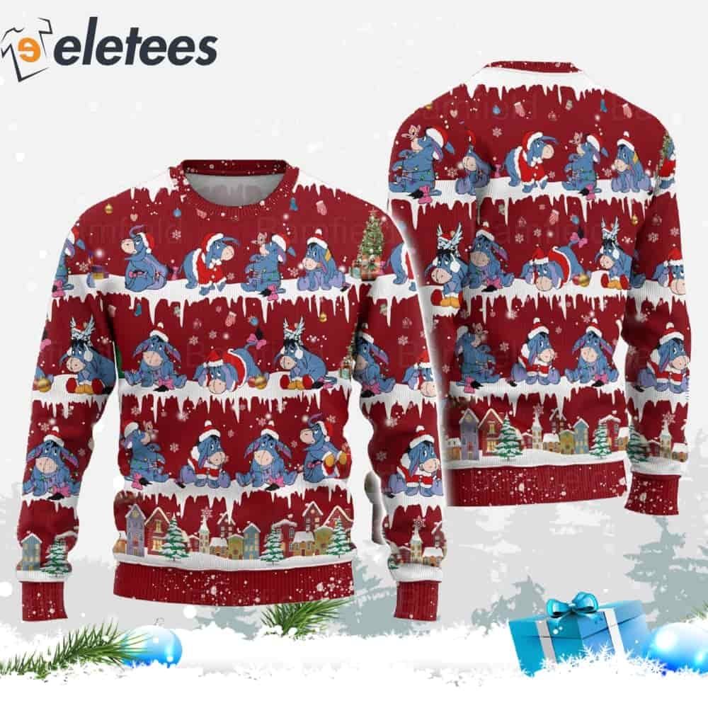 Eeyore Cute Ugly Christmas Sweater