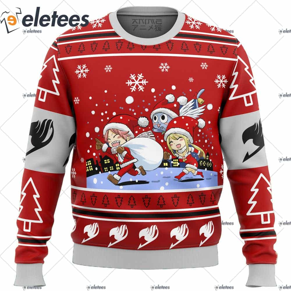 Fairy Tail Chibi XMAS Ugly Christmas Sweater