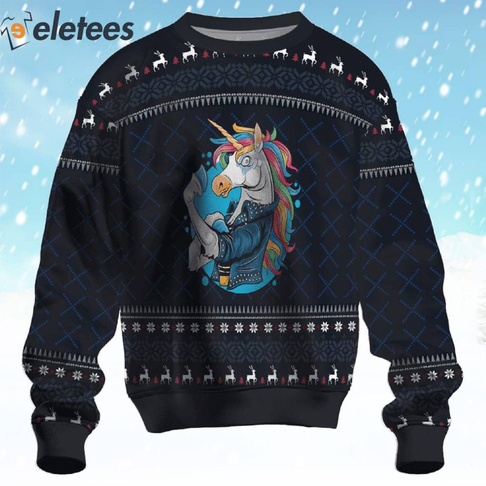 Fancy Unicorn Ugly Christmas Sweater