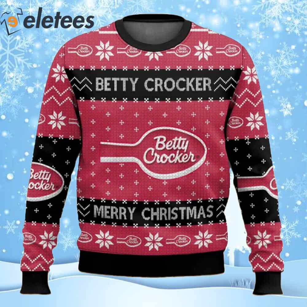 Favorite Food Brands Betty Crocker Ugly Christmas Sweater