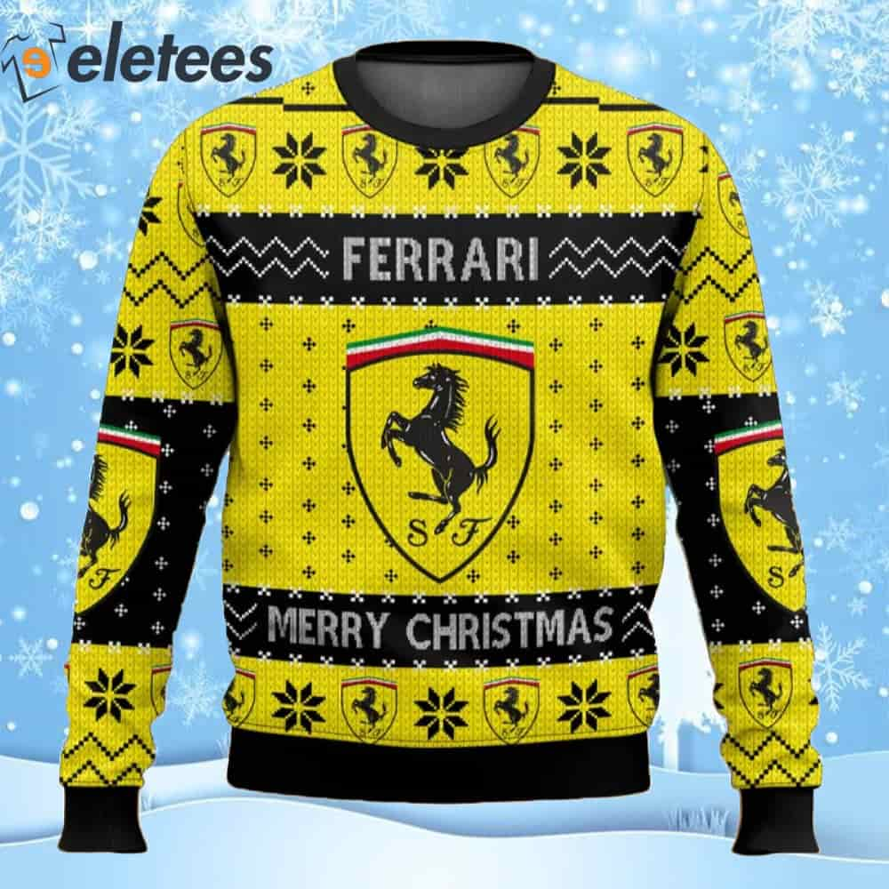 Ferrari Merry Christmas Ugly Sweater