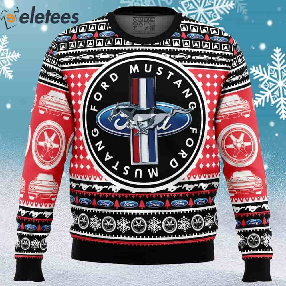 Ford Mustang Ugly Christmas Sweater