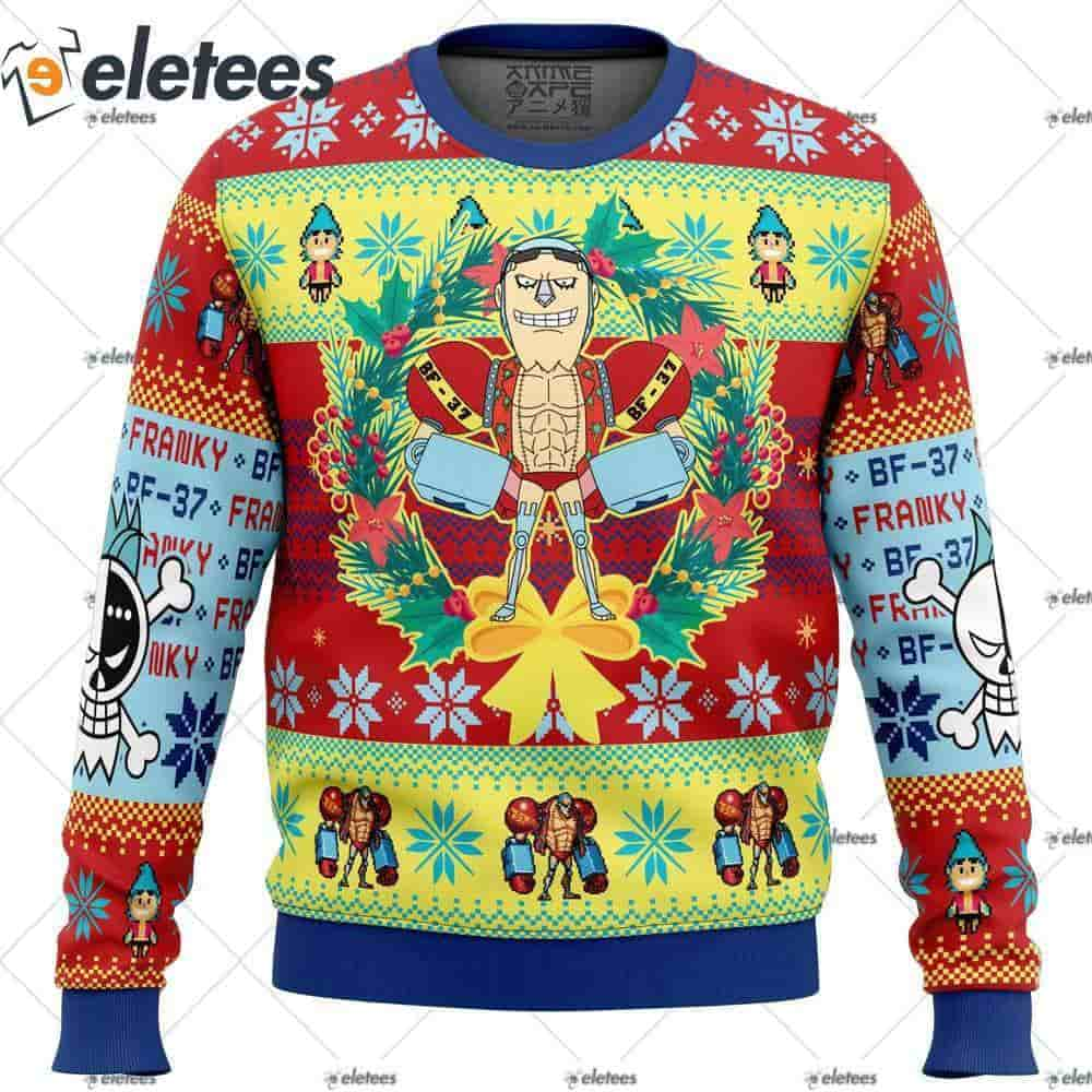 Franky One Piece Ugly Christmas Sweater