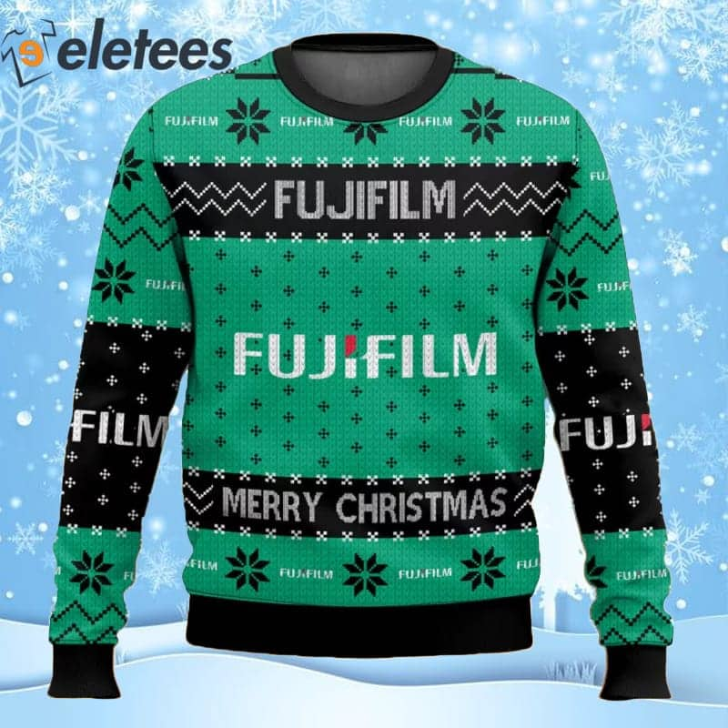 Fujifilm Camera Brands Ugly Christmas Sweater