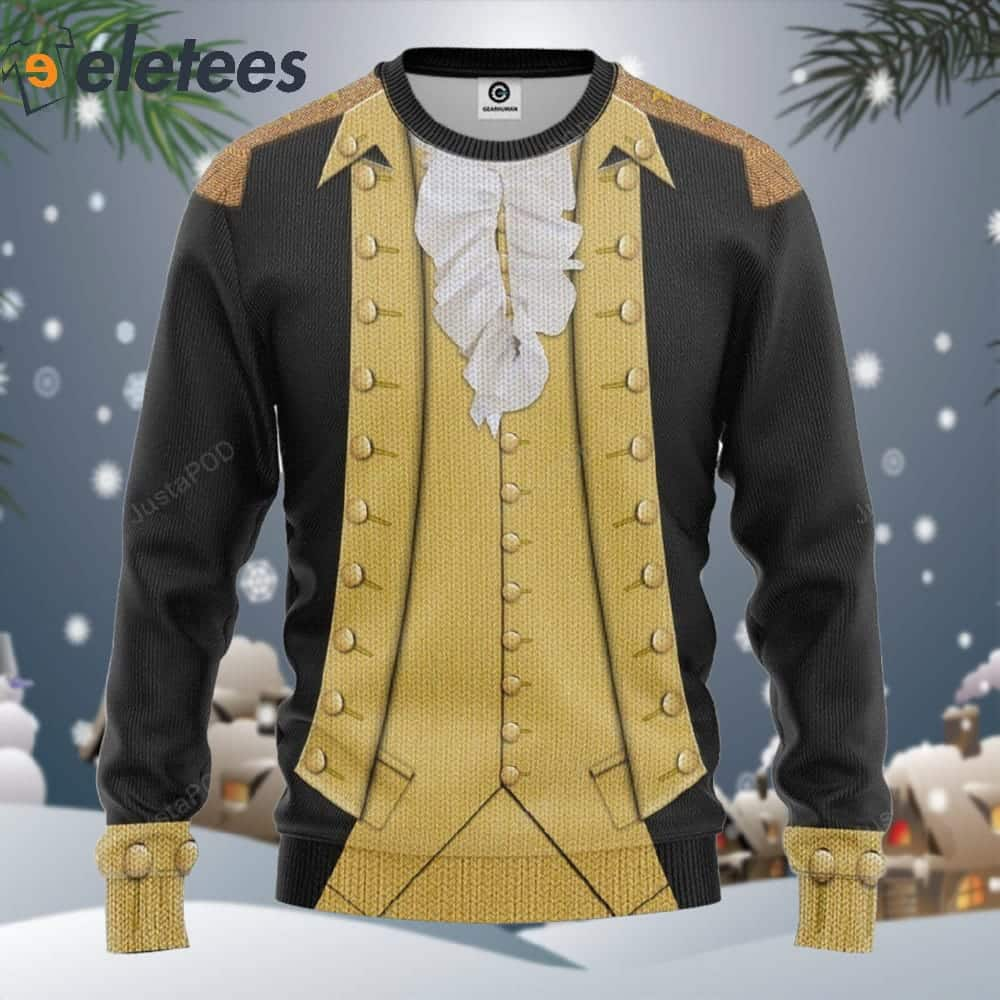 George Washington Ugly Christmas Sweater