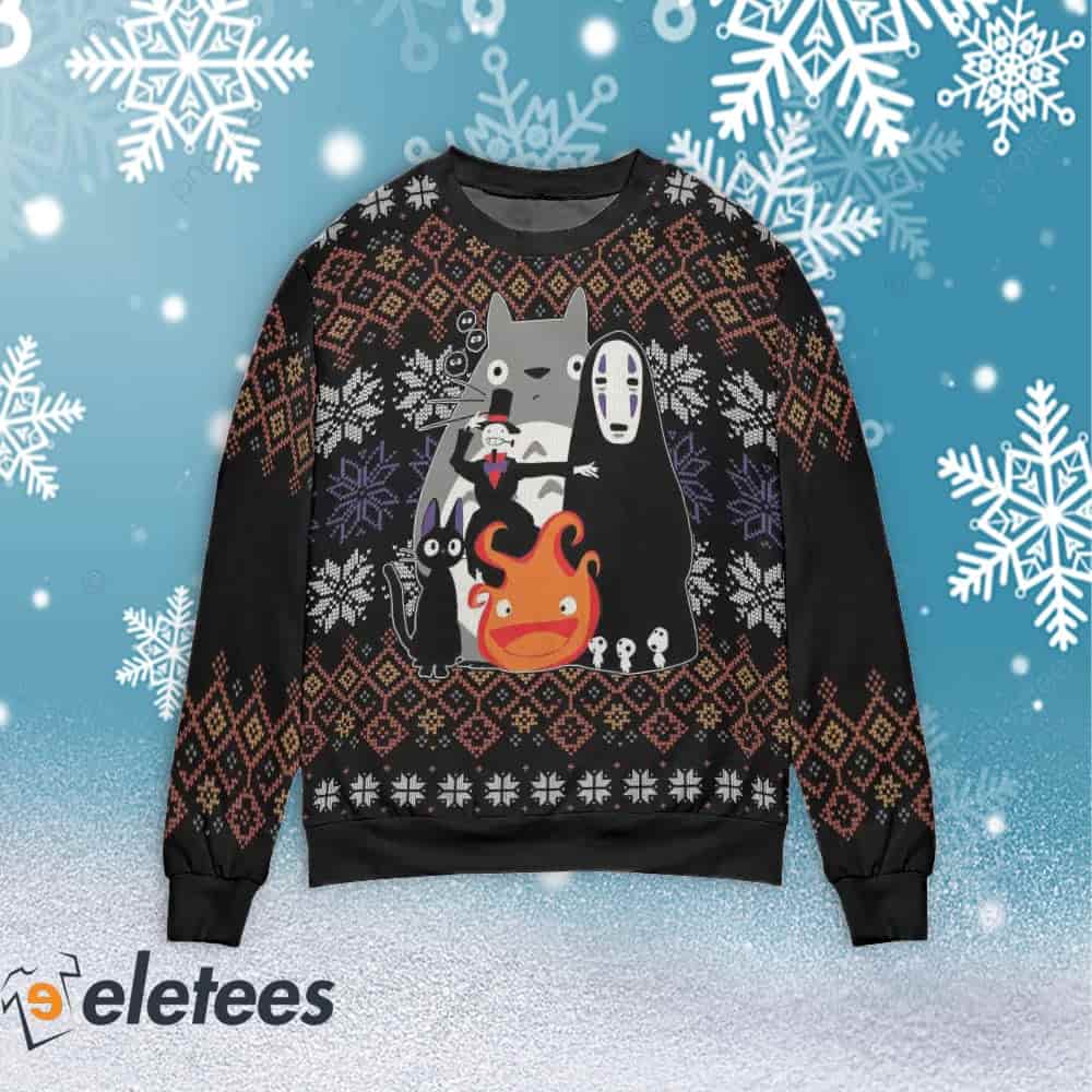 Ghibli Ugly Christmas Sweater