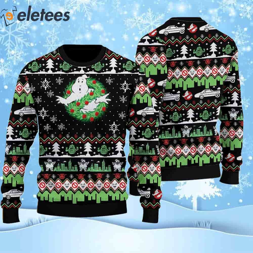 Ghostbusters Ugly Christmas Sweater