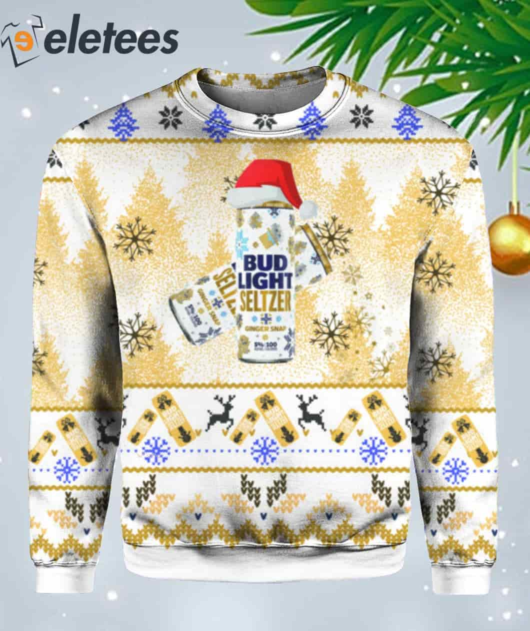 Ginger Snap Bud Light Christmas Sweater