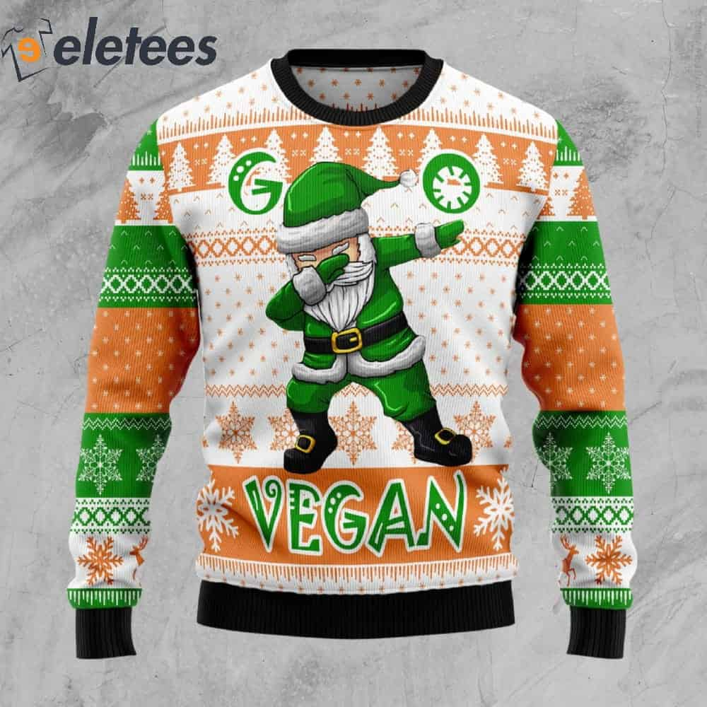 Go Vegan Ugly Christmas Sweater