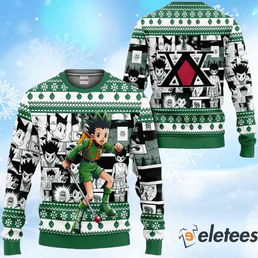 Gon Freecss Ugly Christmas Sweater