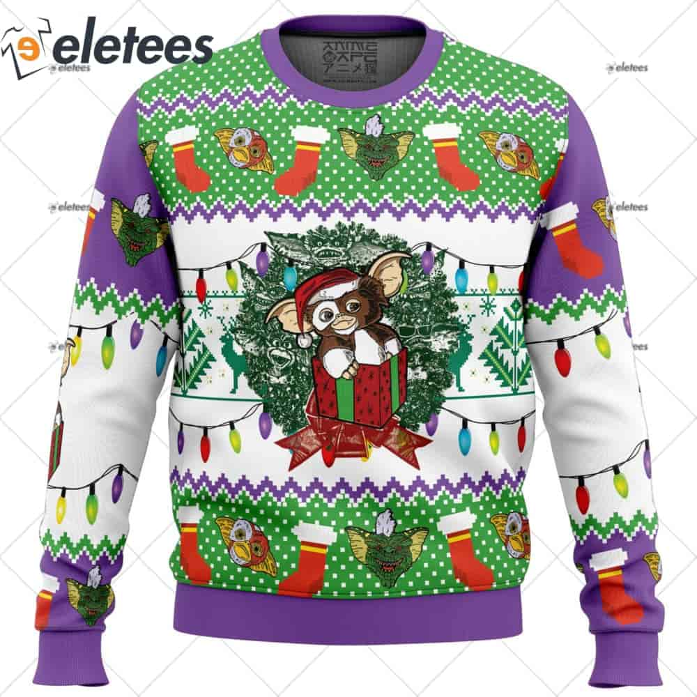 Gremlins Purple Ugly Christmas Sweater