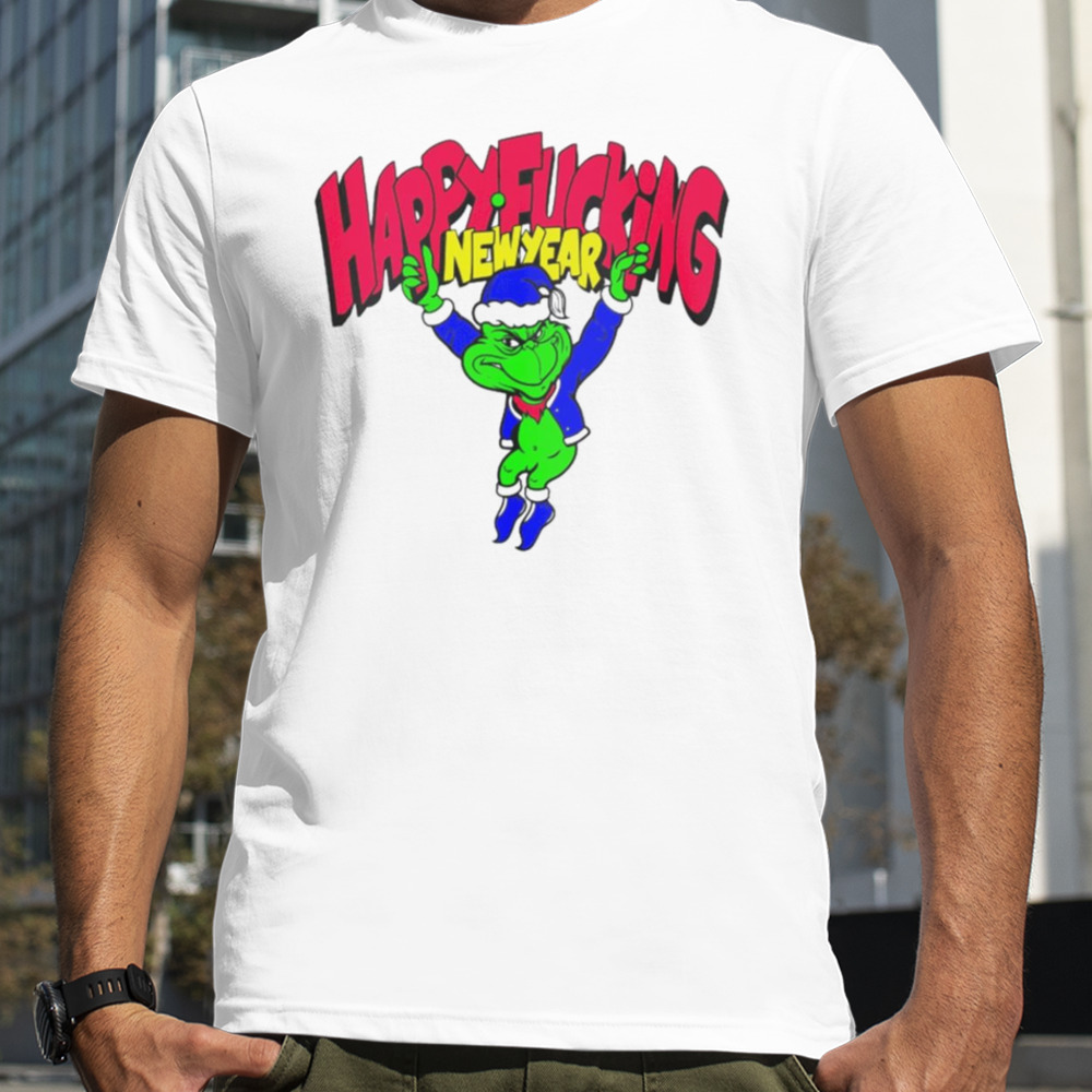 Grinch happy fucking new year shirt