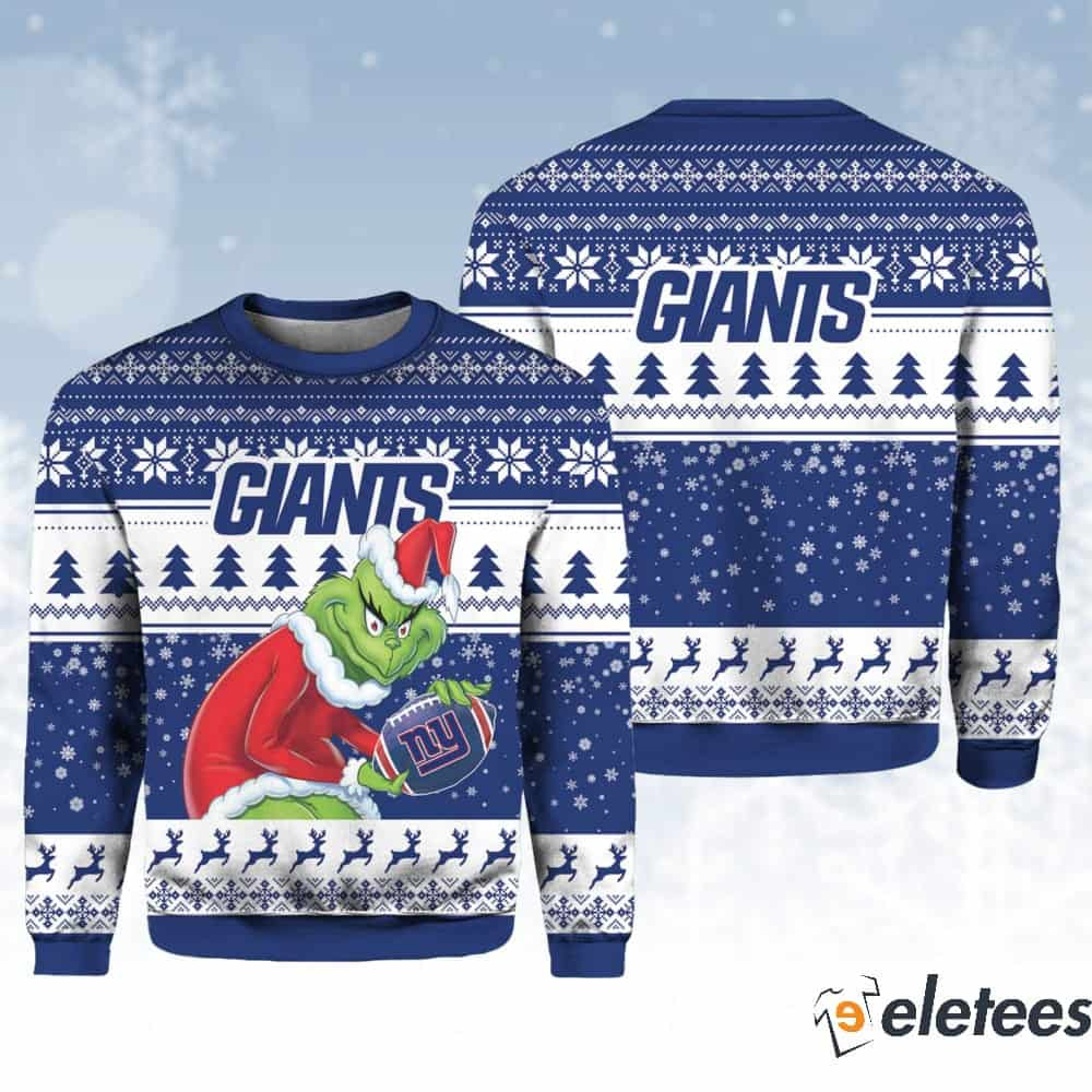 Grnch Giants Christmas Ugly Sweater