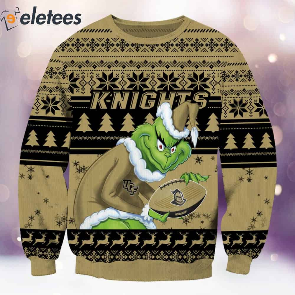 Grnch Knights Christmas Ugly Sweater