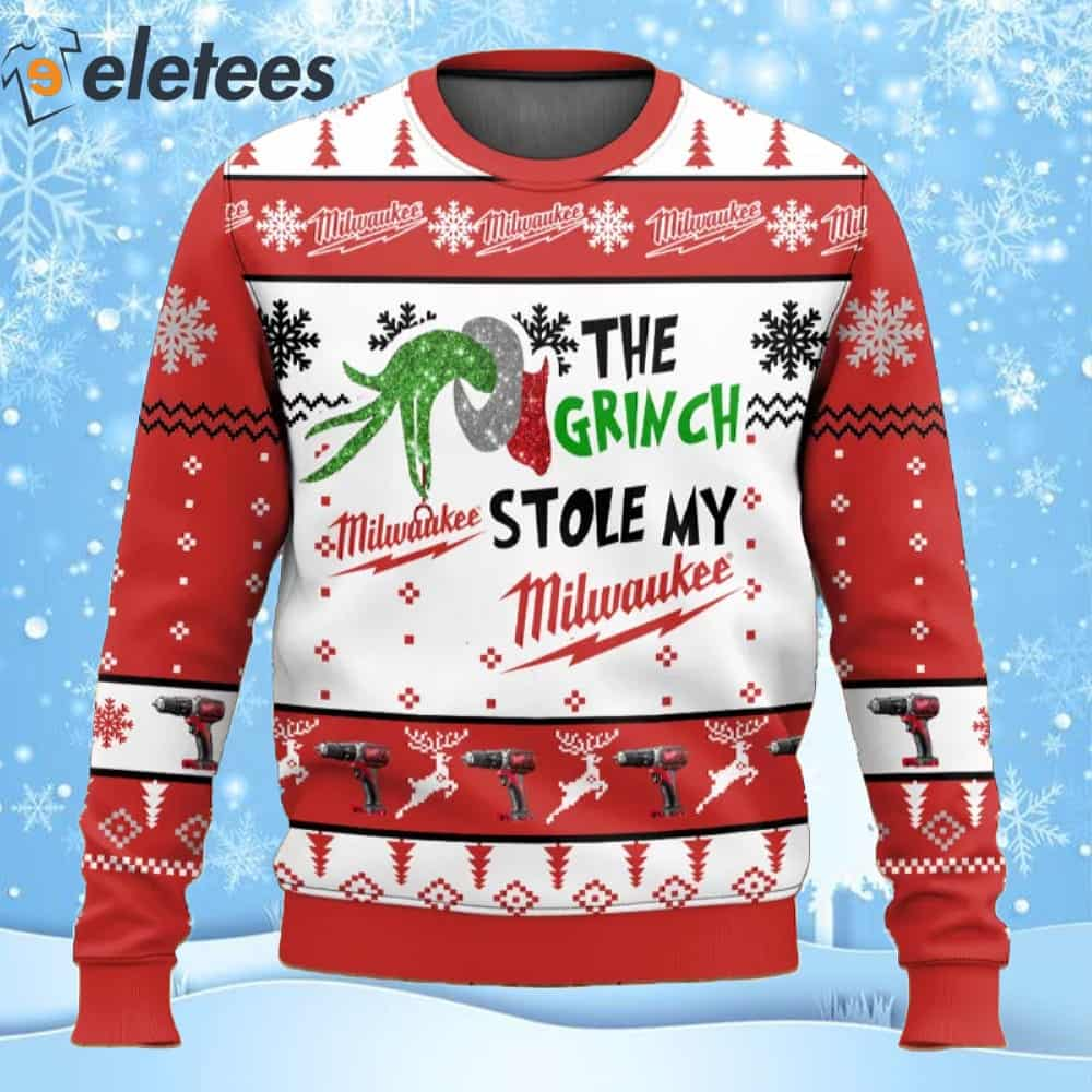 Grnch Stole My Milwaukee Ugly Christmas Sweater