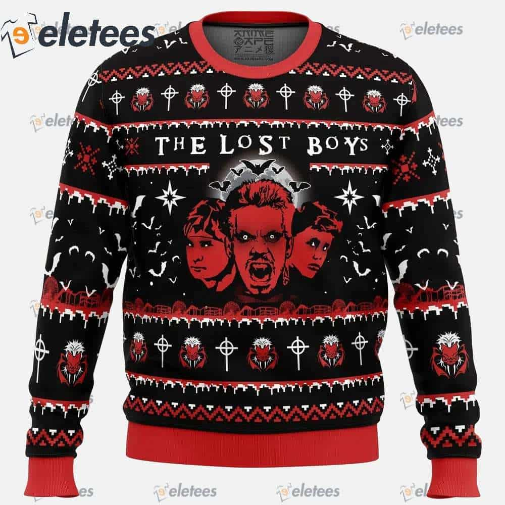 Half Vampire The Lost Boys Ugly Christmas Sweater