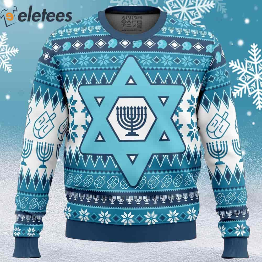 Hanukkah Ugly Christmas Sweater