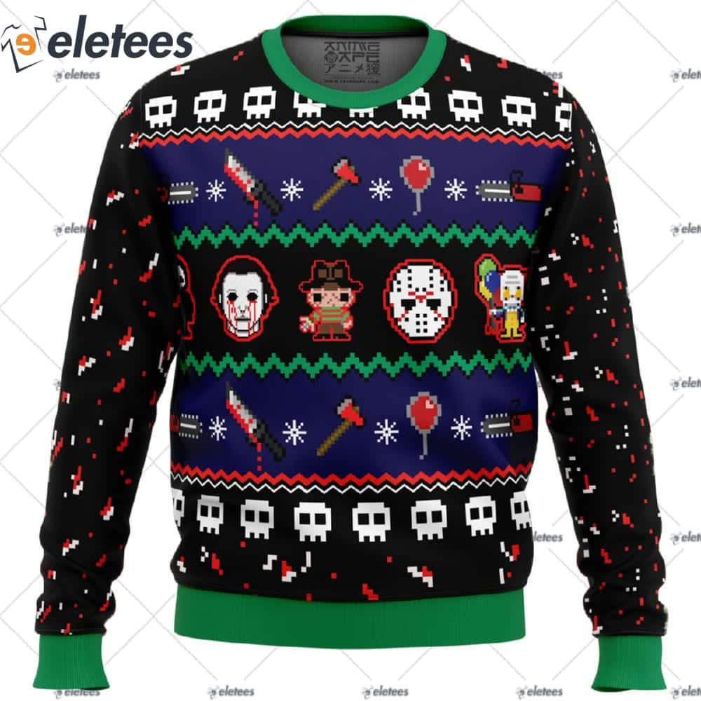 Happy Horrordays Ugly Christmas Sweater