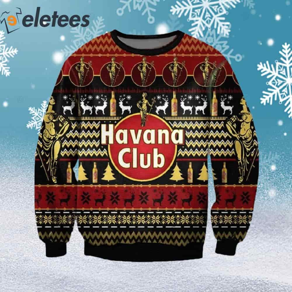 Havana Club Rum Ugly Christmas Sweater