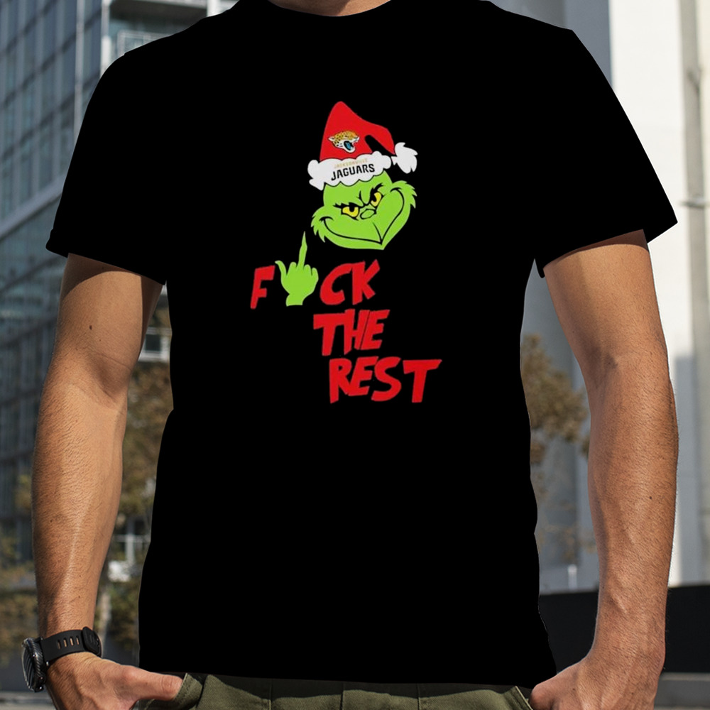 Jacksonville Jaguars Santa Grinch Fuck The Rest Christmas shirt