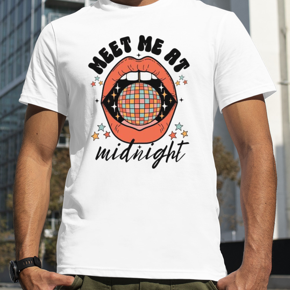 Meet me at midnight disco ball shirt