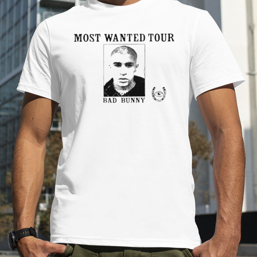 Most wanted tour Bad Bunny shirt