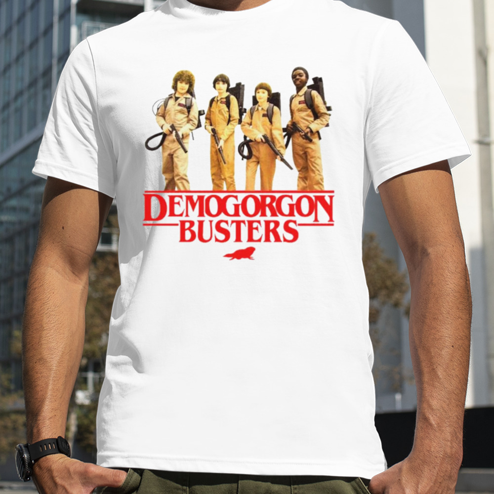 Myles Garrett wearing Demogorgon busters shirt