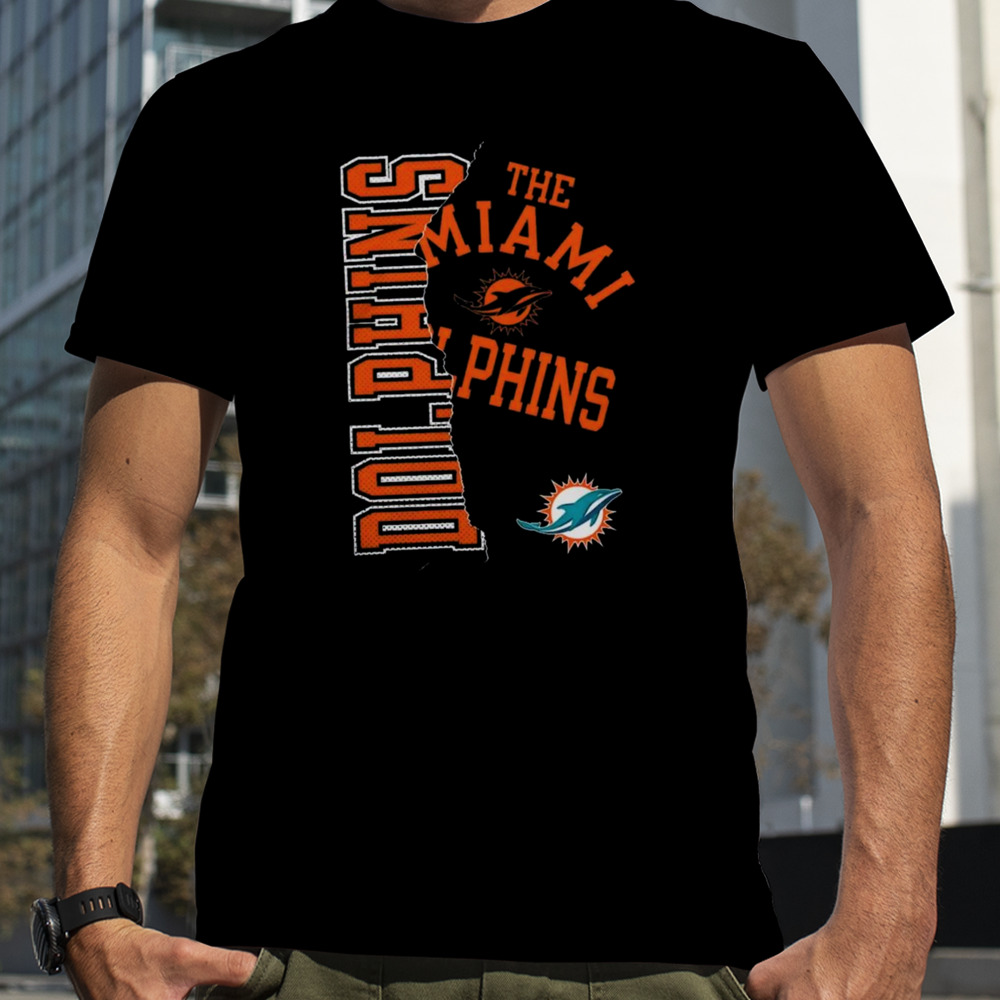 NFL Team Apparel Miami Dolphins Tear Up T-Shirt